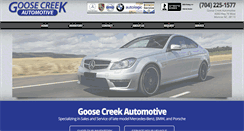 Desktop Screenshot of goosecreekautomotive.com